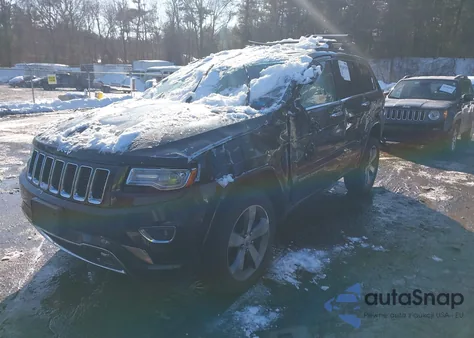 2014 Jeep Grand Cherokee Overland z USA, uszkodzony, nr VIN 1C4RJFCGXEC448848